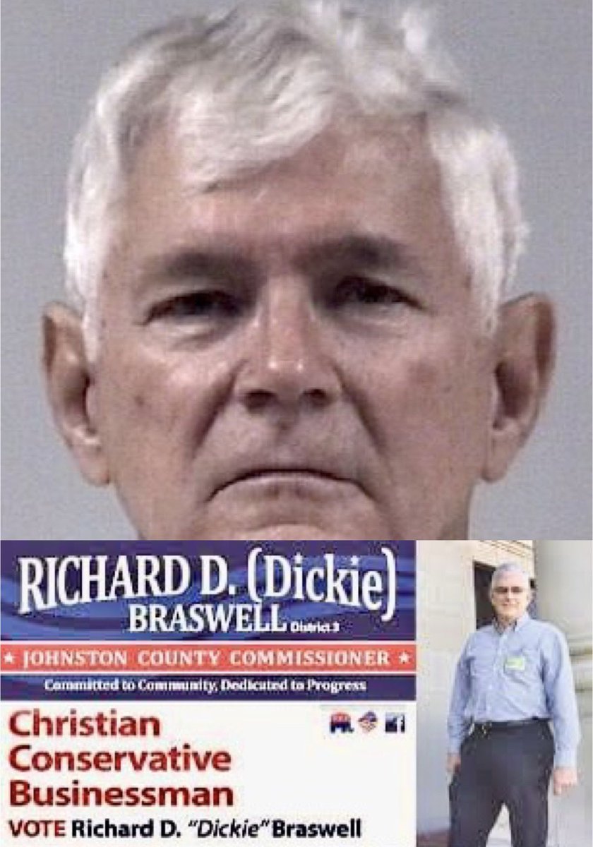 antifaoperative's tweet image. North Carolina county commissioner, Richard Braswell, has been found guilty for the rape of a 13 year old child &amp;amp; sentenced to only 20 to 33 months in prison.