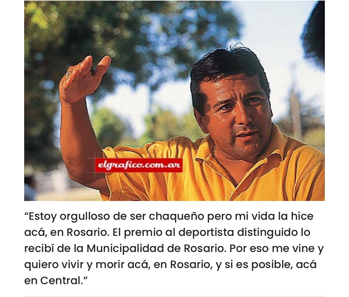 mbustamnt's tweet photo. Hasta sus últimos días, caminando el club y dando una mano. El jugador que más había ganado. Todo por Central. Gracias siempre https://t.co/KA12ECJGgJ