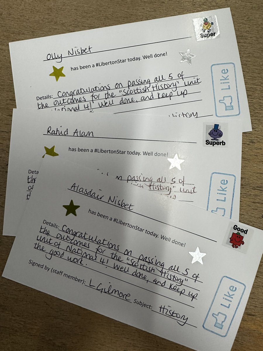 Celebrating success! Just a few of the S3 Historians who have completed their first National 4 unit assessment to a very high standard. Many more to follow - massive congratulations to you all for your hard work!