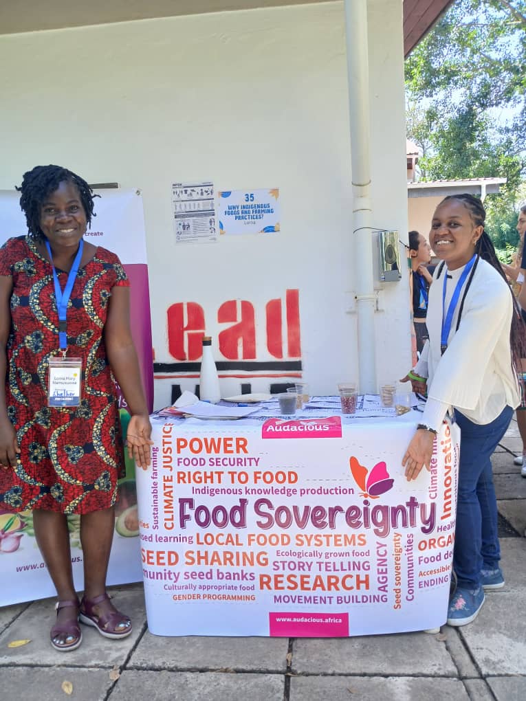 AudaciousAfric's tweet photo. It is always a pleasure showcasing what and how Audacious Africa contributes  to empowering small scale food growers and local communities for food sovereignty  and security. @MSTCDC https://t.co/jZctI4PPEB