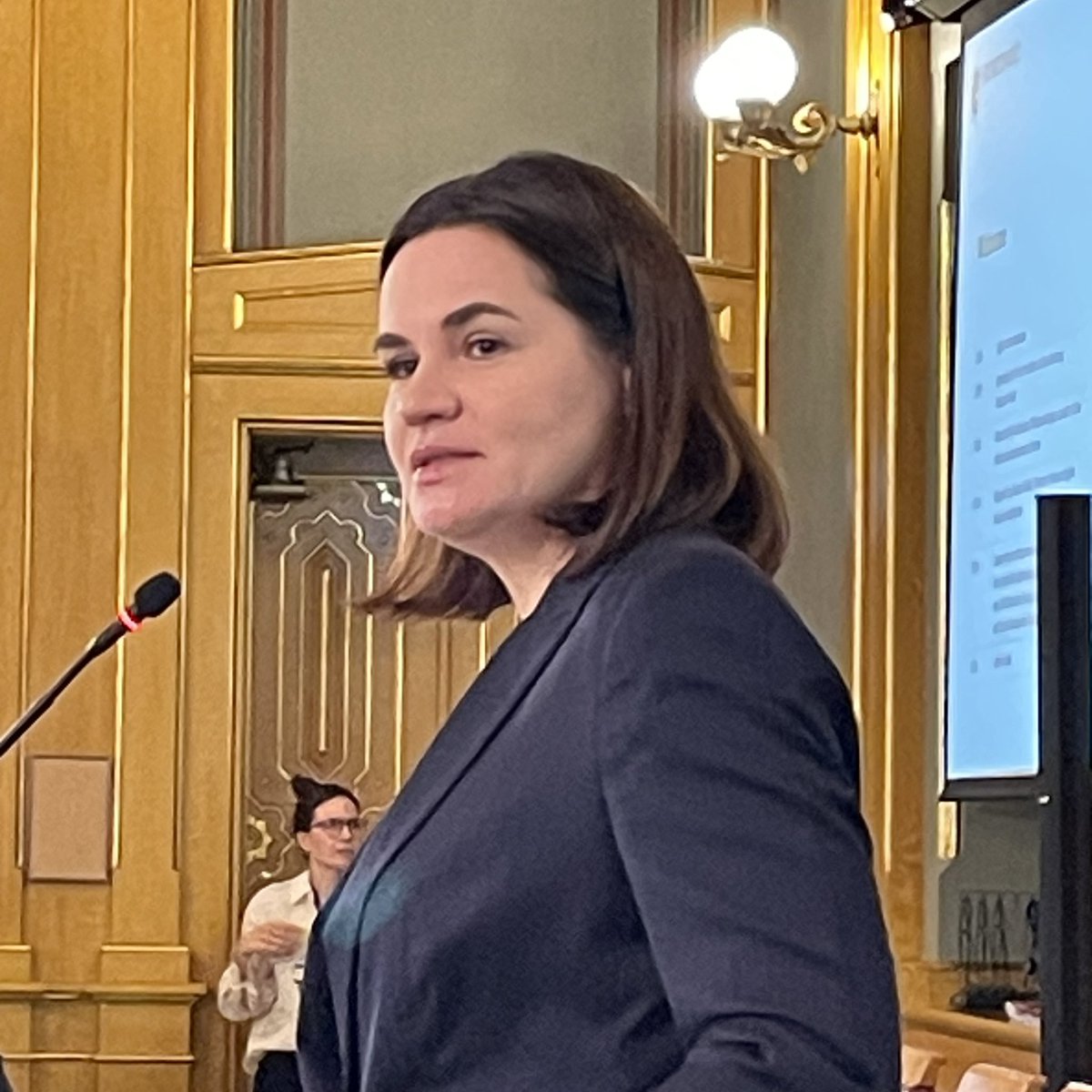 Norwegian Helsinki Committee (@nhc_no) on Twitter photo We must never stop talking about political prisoners in #Belarus, like Ales Bialiatski Maria, <a href="/by_kalesnikava/">Maria Kalesnikava</a> and Sergei Tikhanovsky, says Sviatlana <a href="/Tsihanouskaya/">Sviatlana Tsikhanouskaya</a> at <a href="/Stortinget/">Stortinget</a> . The fight for a free Belarus continues <a href="/HRHFoundation/">Human Rights House Foundation</a>
#freebelarus #freeviasna #freeales We must never stop talking about political prisoners in #Belarus, like Ales Bialiatski Maria, <a href="/by_kalesnikava/">Maria Kalesnikava</a> and Sergei Tikhanovsky, says Sviatlana <a href="/Tsihanouskaya/">Sviatlana Tsikhanouskaya</a> at <a href="/Stortinget/">Stortinget</a> . The fight for a free Belarus continues <a href="/HRHFoundation/">Human Rights House Foundation</a>
#freebelarus #freeviasna #freeales