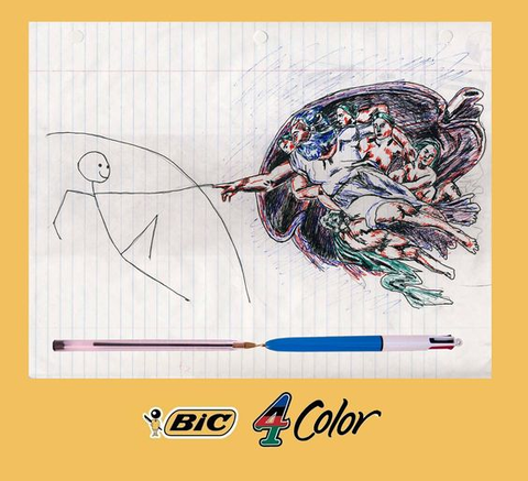 MiguelMaestroIA's tweet image. BIC y su arte publicitario.

Los 20 mejores anuncios BIC de todos los tiempos:

1. BIC Color