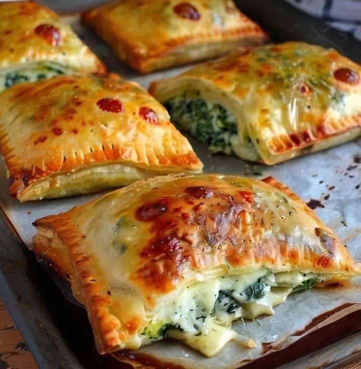 rock716860's tweet photo. Spinach Stuffed Pastry 💛😍 https://t.co/44a5eza54t