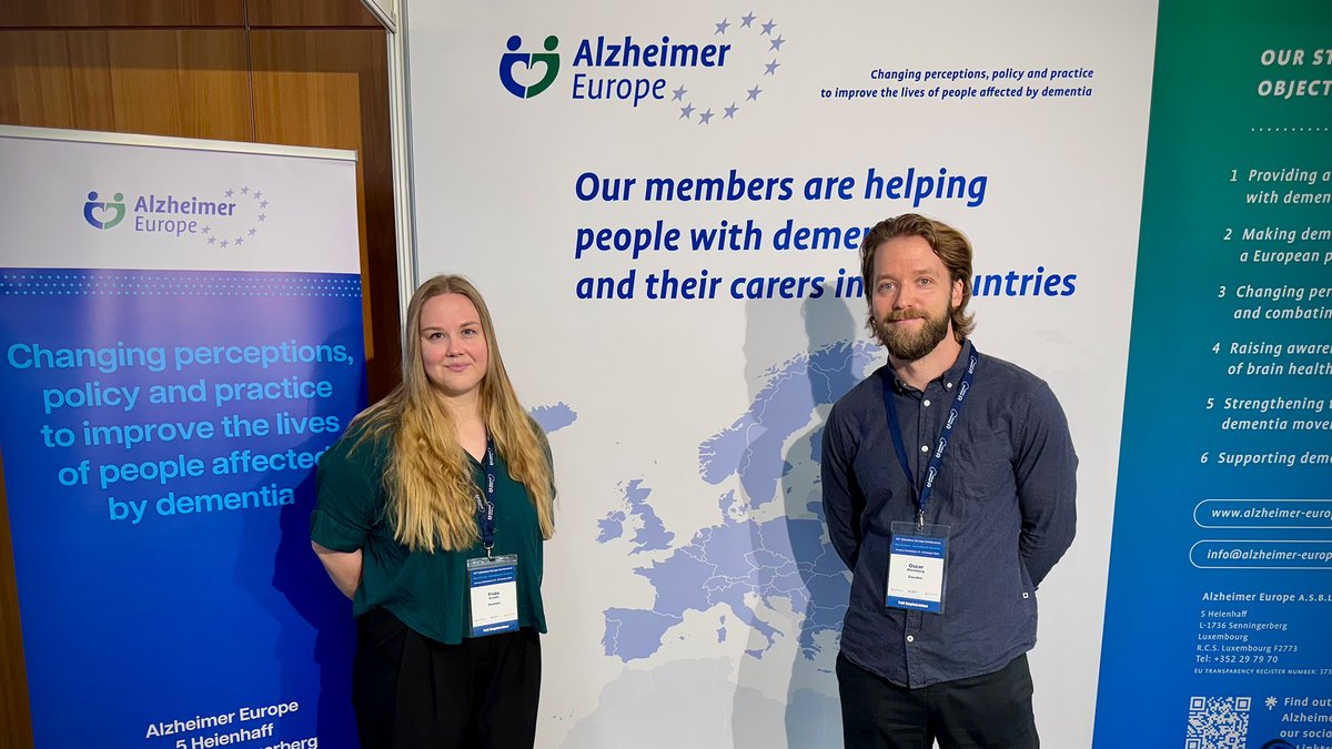 U-CARE (@ucare_uu) on Twitter photo 🚀 Today is the start of Alzheimer Europe's annual conference in Geneva!
U-CARE's PhD students <a href="/svedinfrida/">Frida Svedin</a> and <a href="/BlombergOscar/">Oscar Blomberg</a> will both present their work within the INVOLVERA research project.
They’re excited to meet other PhD students & researchers from all over the world!🌍 🚀 Today is the start of Alzheimer Europe's annual conference in Geneva!
U-CARE's PhD students <a href="/svedinfrida/">Frida Svedin</a> and <a href="/BlombergOscar/">Oscar Blomberg</a> will both present their work within the INVOLVERA research project.
They’re excited to meet other PhD students & researchers from all over the world!🌍