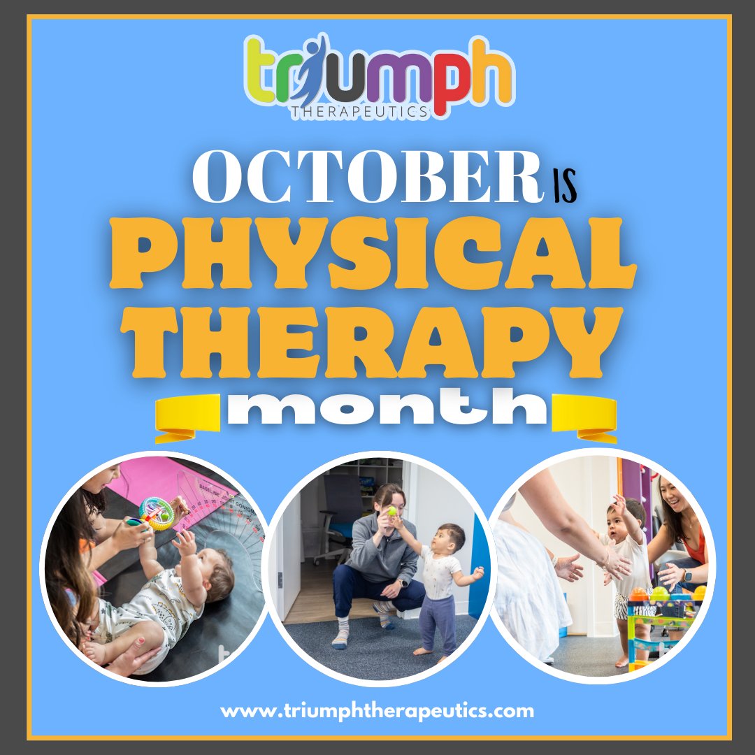 TriumphTherapy1's tweet photo. 🌟 October is Physical Therapy Month! 🌟

#PhysicalTherapyMonth #TriumphTherapeutics #PediatricPT  #HealthAndWellness #PTforKids #KidsPhysicalTherapy #PTforKids #WashingtonDCKids #BethesdaMDKids https://t.co/HMxCGhqWFP