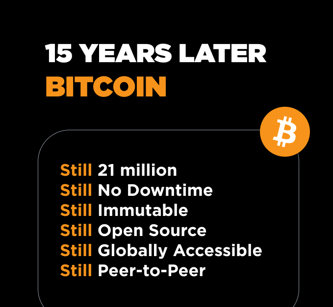 binance's tweet image. Some things are too good to change, and #Bitcoin is one of them.