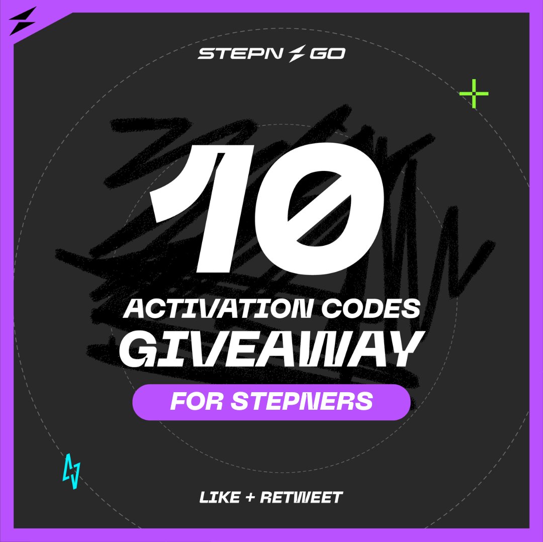 Stepnofficial's tweet image. ⚡ OG STEPNers, ready to take the next step with STEPN GO?

We’re handing out 10 Activation Codes for early access, and the codes are for access only (no sneakers) and aren’t tied to your account, so share them with friends if you like. You have until October 14th to get