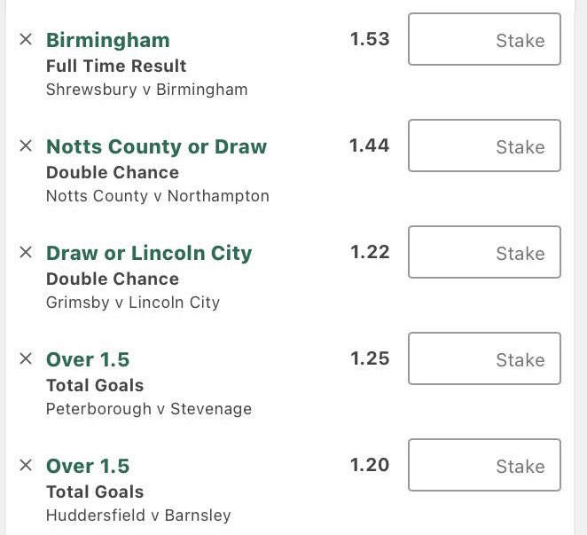 AMAShooters's tweet photo. 💥 Dropping a solid soccer parlay — let’s cash in on this one! 🤑💰

Birmingham ✅ Notts County or Draw ✅ Lincoln City or Draw ✅ Over 1.5 Goals in both games! ⚽

#SoccerParlay #Betting #WinningStreak #CashTime #FootballPredictions https://t.co/b9vchC23vf