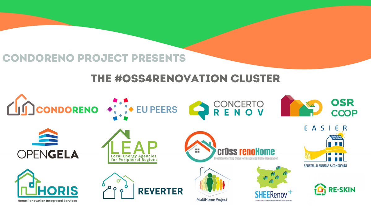 🌍 Exciting news the #OSS4RenovationCluster is here!
A powerhouse of EU-supported projects, teaming up to simplify &amp; support sustainable home renovations across Europe 🏠
Focus: Engage homeowners; Attract quality professionals; Build sustainable models; Strengthen collaboration