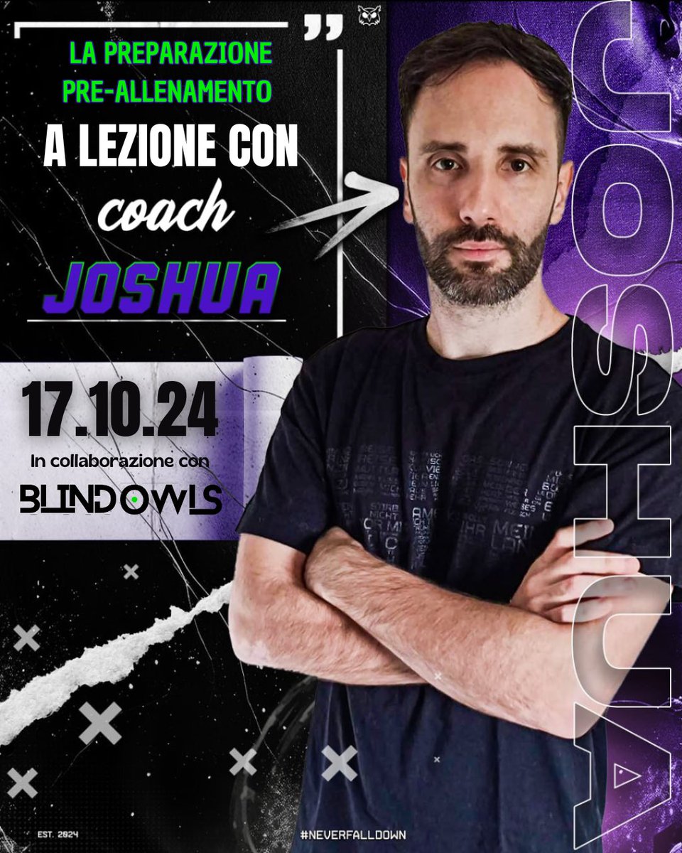 Blind Owls Esports (@blindowlsgg) on Twitter photo La preparazione mentale di un giocatore non deve MAI essere messa in secondo piano rispetto alla preparazione tecnica 🧠
Per questo motivo, il 17 Ottobre alle 21.30 invitiamo tutti ad una Classroom con il mental coach per eccellenza: Coach Joshua. 👨🏫 <a href="/MaggiaJoshua/">Maggia Joshua</a>
#Esports La preparazione mentale di un giocatore non deve MAI essere messa in secondo piano rispetto alla preparazione tecnica 🧠
Per questo motivo, il 17 Ottobre alle 21.30 invitiamo tutti ad una Classroom con il mental coach per eccellenza: Coach Joshua. 👨🏫 <a href="/MaggiaJoshua/">Maggia Joshua</a>
#Esports