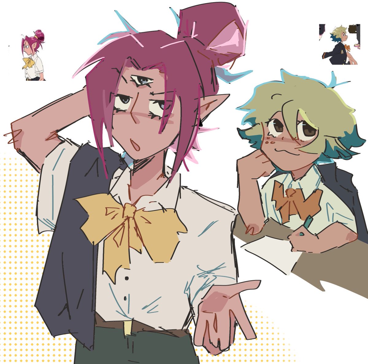 Hunter_lnwZA's tweet photo. แฟนอาร์ตเด็กๆในดีไซน์ของคุณดาน่า

#TheOwlHouse #toh #huntlow #lumity #tohgus #veenoceda #tohboscha https://t.co/34eniDncaU