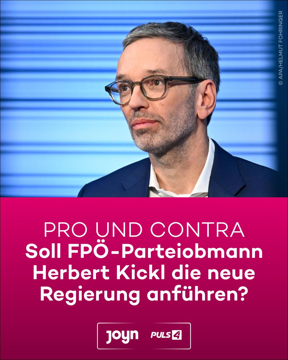 PULS 4 (@puls4) on Twitter photo Diese und andere Fragen diskutieren bei <a href="/corinnamilborn/">Corinna Milborn</a> im <a href="/pro_contra_tv/">Pro und Contra</a>-Studio <a href="/Eva_Glawischnig/">Eva Glawischnig</a>, <a href="/strache_heinz/">Heinz- Christian Strache</a>, <a href="/IrmgardGriss/">Irmgard Griss</a>, Matthias Winkler und <a href="/erichfenninger/">Erich Fenninger</a>.
📺 Heute 22:25 Uhr <a href="/puls4/">PULS 4</a> & morgen 22:00 Uhr <a href="/puls24news/">PULS 24</a> und kostenlos streamen auf <a href="/joynoesterreich/">Joyn Österreich</a> Diese und andere Fragen diskutieren bei <a href="/corinnamilborn/">Corinna Milborn</a> im <a href="/pro_contra_tv/">Pro und Contra</a>-Studio <a href="/Eva_Glawischnig/">Eva Glawischnig</a>, <a href="/strache_heinz/">Heinz- Christian Strache</a>, <a href="/IrmgardGriss/">Irmgard Griss</a>, Matthias Winkler und <a href="/erichfenninger/">Erich Fenninger</a>.
📺 Heute 22:25 Uhr <a href="/puls4/">PULS 4</a> & morgen 22:00 Uhr <a href="/puls24news/">PULS 24</a> und kostenlos streamen auf <a href="/joynoesterreich/">Joyn Österreich</a>