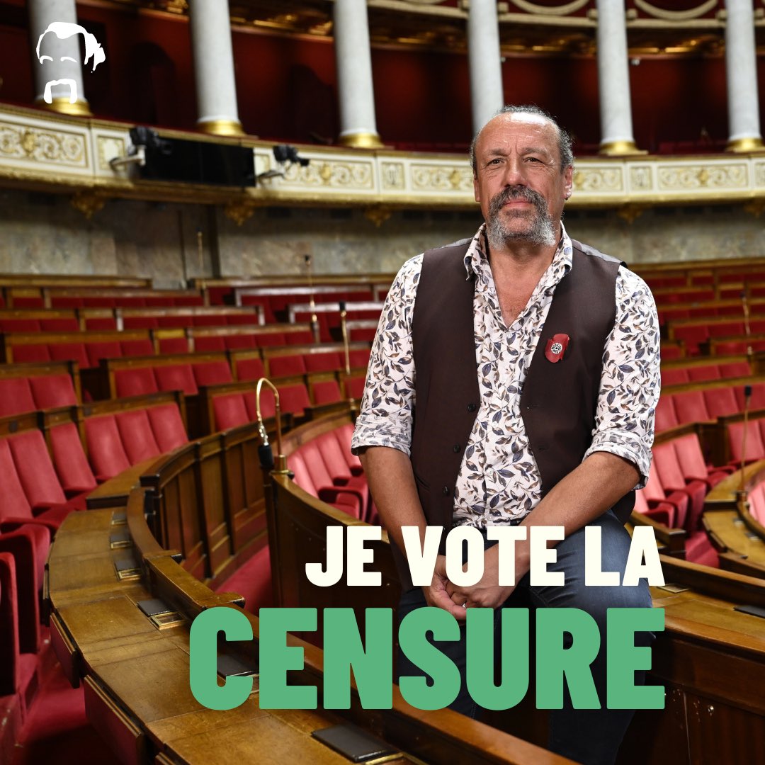 BenoitBiteau's tweet photo. Le gouvernement conduit par Michel Barnier n’a aucune légitimité démocratique. 

Cet après-midi, je voterai la censure. https://t.co/IyNtkgeh19