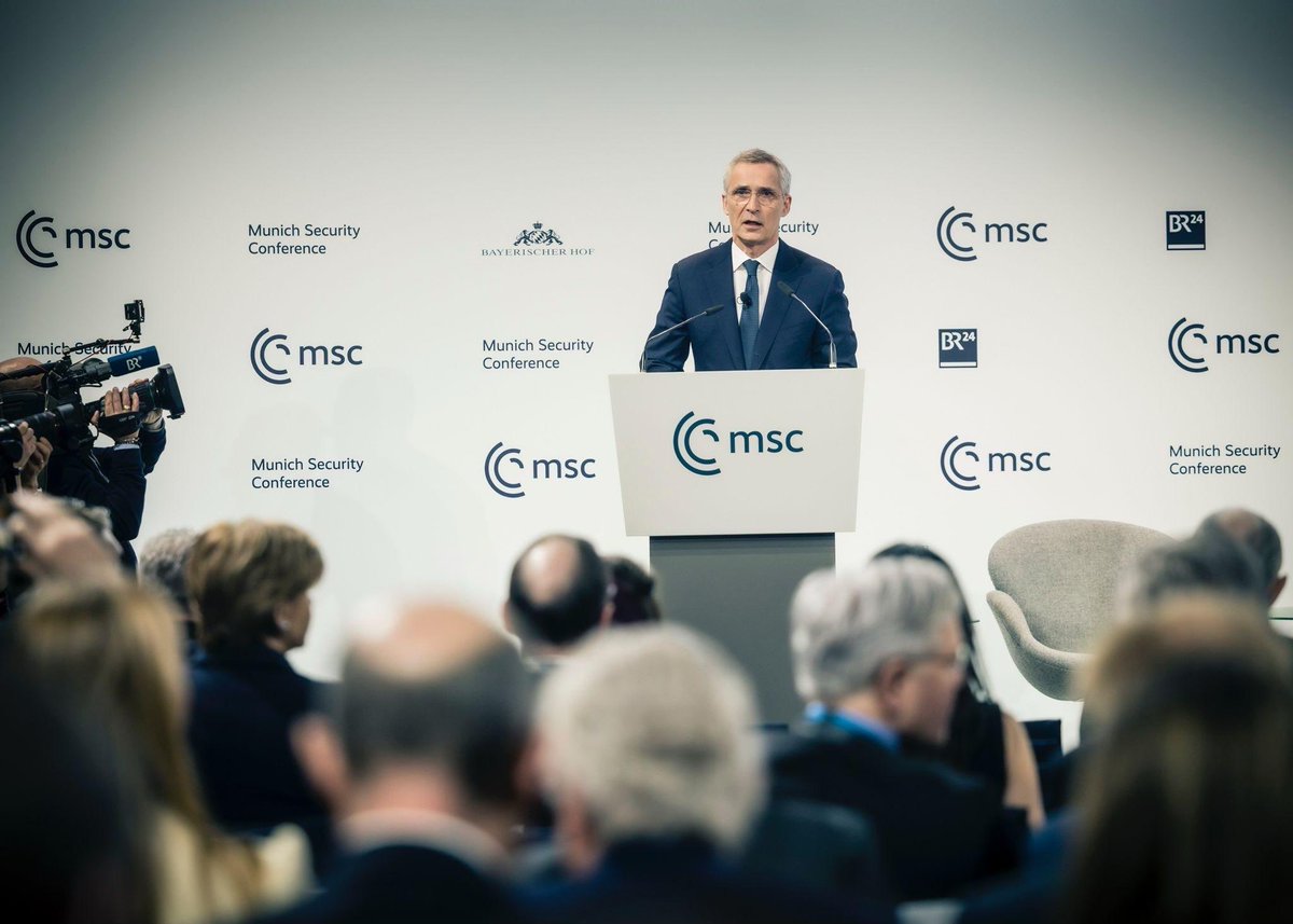 Munich Security Conference (@munsecconf) on Twitter photo Official Announcement: <a href="/jensstoltenberg/">Jens Stoltenberg</a> to be the next Chairman of the MSC.
Following a decision by the MSC Foundation Council, he will succeed our current Chairman, @MSCheusgen, after the conference's 61st edition in February. #MSC2025
More information: securityconference.org/en/news/full/j… Official Announcement: <a href="/jensstoltenberg/">Jens Stoltenberg</a> to be the next Chairman of the MSC.
Following a decision by the MSC Foundation Council, he will succeed our current Chairman, @MSCheusgen, after the conference's 61st edition in February. #MSC2025
More information: securityconference.org/en/news/full/j…