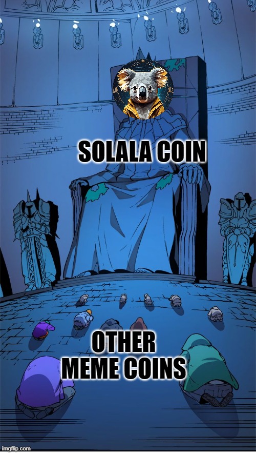 solalacoin's tweet photo. Bow down to the king of meme coins ππ¨ SolalaCoin reigns supreme while others follow! ππ°
#SolalaArmy #CryptoKing #NextBigMemeCoin #btc #binance #SolanaProjects https://t.co/tB6rLODqec