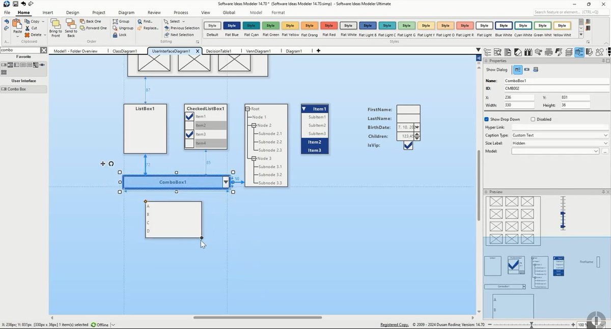 software_ideas's tweet image. 🚀 Software Ideas Modeler 14.70 is here! Explore new features like Decision Table coverage, improved wireframing and UI design, enhanced DFD levels, and more.
Read more: softwareideas.net/a/1949/boost-y…
#SoftwareUpdate #ModelingTools #UML #DecisionTables #UI #ux