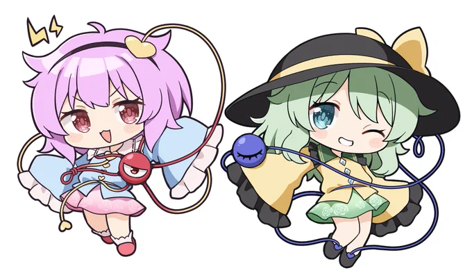ちなみにこれはグッズに使う予定のちびさとこい 