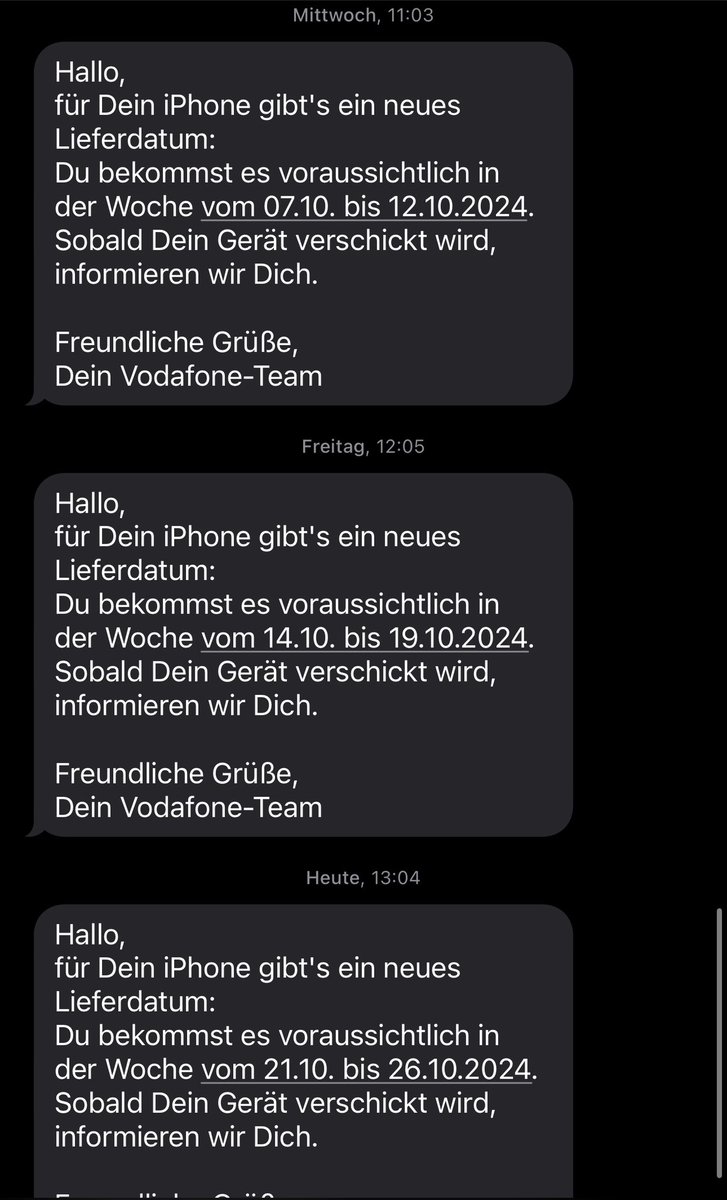 Michael Mittwich (@flashmueller) on Twitter photo 🙄😕 <a href="/vodafone_de/">Vodafone Deutschland</a> - gibt auch schon einen ellenlangen Thread dazu in eurem Forum forum.vodafone.de/t5/Apple/Liefe… #iPhone16 🙄😕 <a href="/vodafone_de/">Vodafone Deutschland</a> - gibt auch schon einen ellenlangen Thread dazu in eurem Forum forum.vodafone.de/t5/Apple/Liefe… #iPhone16