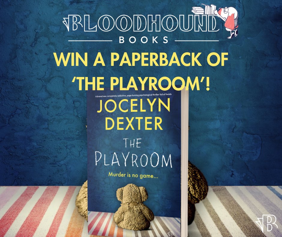Bloodhoundbook's tweet photo. 📣 COMPETITION TIME! 📣
Win a copy of ‘The Playroom' by Jocelyn Dexter!

‘Mind blown. Outstanding psychological thriller… totally messed with my head! Bravo to the author Jocelyn Dexter for totally blowing my mind!’ Reader review -⭐️⭐️⭐️⭐️⭐️

Enter here! https://t.co/kgx9jpvFjd https://t.co/GDxajDfG6A