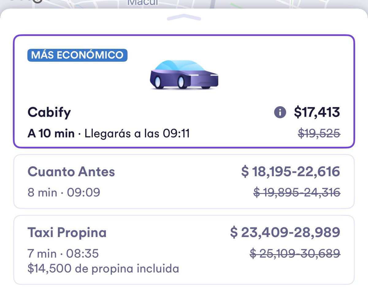 Melperaya's tweet photo. @Cabify_Chile que significa el cobro de una “propina incluida” por $14.500? , son unos sinvergüenzas!! @SERNAC la propina nones obligatoria https://t.co/Ow2wy9XQXY