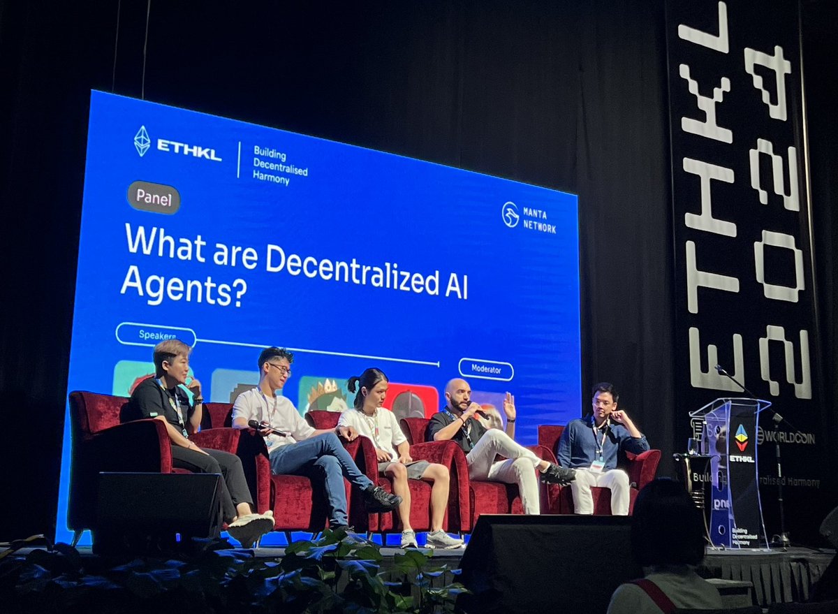 Was fun speaking about AI Agents at ETHKL with chads <a href="/vtes369/">vtes🎴</a> <a href="/ethermage/">EtherMage</a> <a href="/drCathieSo_eth/">cathie</a> <a href="/ehwangah/">ehwangah</a>

Thanks <a href="/ETHKL1/">ETHKL | ethkl.eth</a> &amp; @lonebozo for the great organization