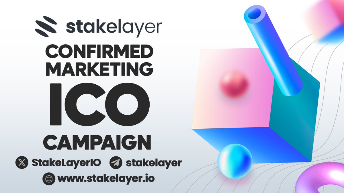 policripto's tweet photo. 📊🔥Confirmed Marketing Campaign for
@StakeLayerIO
🚀Let's take #StakeLayer to the Moon!
🌐Site:
https://t.co/JgUjZdw13w
🏆GiveAway:
https://t.co/9kaRgqxgOf https://t.co/Z353Qy56W6