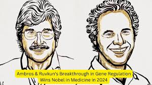 Australianmedi8's tweet photo. Congratulations to Victor Ambros &amp; Gary Ruvkun for winning the 2024 Nobel Prize in Physiology or Medicine! 🎉They were awarded for their groundbreaking discovery of microRNAs, tiny molecules that play a key role in regulating gene expression.
#NobelPrize2024 #Physiology #Medicine https://t.co/6aZlxUW7SA