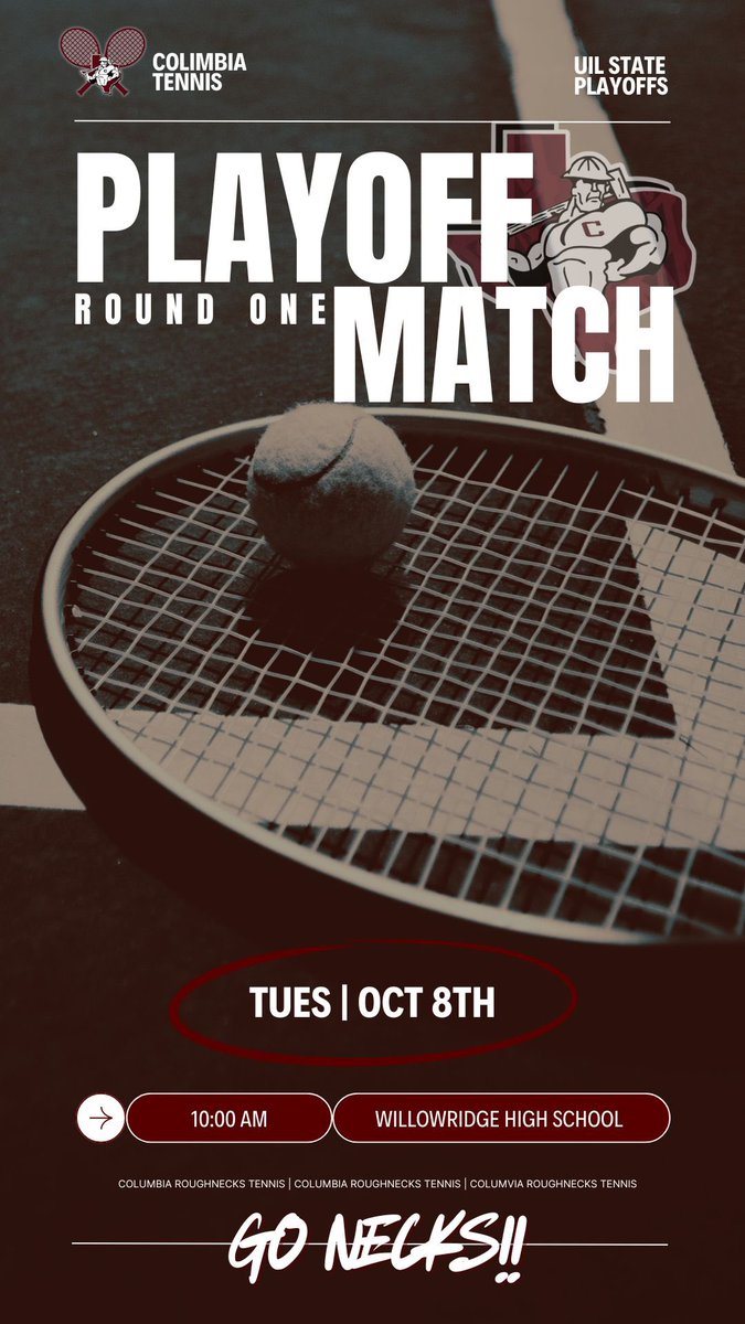 roughnecktennis's tweet photo. Today starts our Playoff run.  Good luck to everyone!!! https://t.co/yU7pAVLkSZ