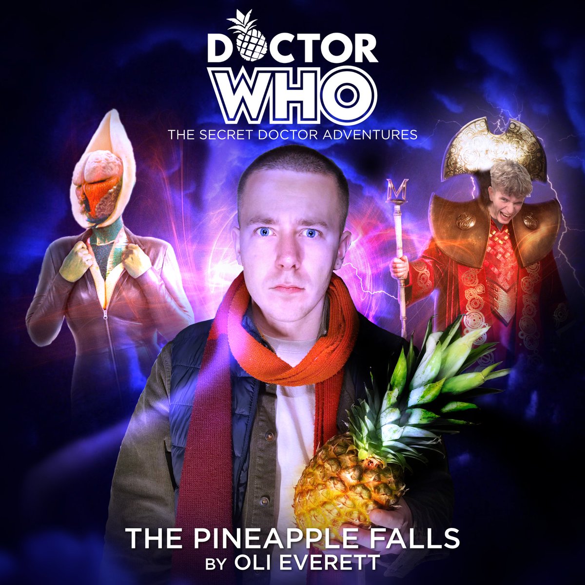 PopeZygon's tweet photo. We may have been very loose with the word "soon" but happily we can reveal another of our TMDWS Day treats is this audio! Thankfully this means we had time to get Jean to wear an appropriately cursed outfit (and create a very special logo, thanks Jean x) https://t.co/JeSPmvM5hA