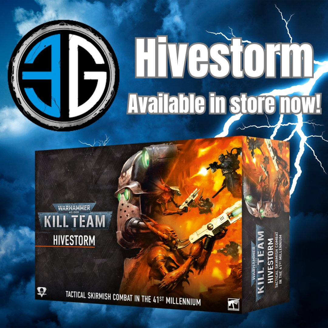Hivestorm available in store now!

#hivestorm #killteam #40k #warhammer #hobbystore