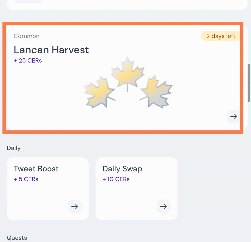 mztacat's tweet photo. 🃏 Lancan Harvest Campaign 
Ends in 2 days

       📍Visit:
https://t.co/f2GaiKkfN0
   ✨ Connect wallet
   ✨ Maintain Streaks [Liquidity, Swap] 

--  🧮 Lancan Harvest ---
https://t.co/f2GaiKkfN0
  ✨ Connect Wallet
  ✨ Click on "Lancan Harvest"
  ✨ Complete tasks 

--🚦 Swapping on Lanca --
https://t.co/8oM595Z3iF
   ✨ Swap between Avax, Base, Polygon & Arbitrum

Complete other tasks and DONE!

ENDS IN 2 DAYS 🫡

   🗞️ Source:
https://t.co/zq4RlogbIe