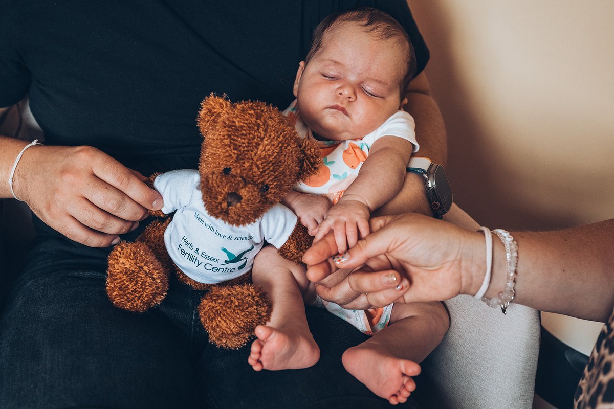 Born on World IVF Day! "Just wanted to send everyone at
<a href="/FertilityUnit/">H&E Fertility Centre</a>
a massive thank you for helping us bring Billie into the world. Thank you for everyone's help and support throughout the process, we couldn't be happier." hertsandessexfertility.com/patientstory/ #fertility #infertility #IVF