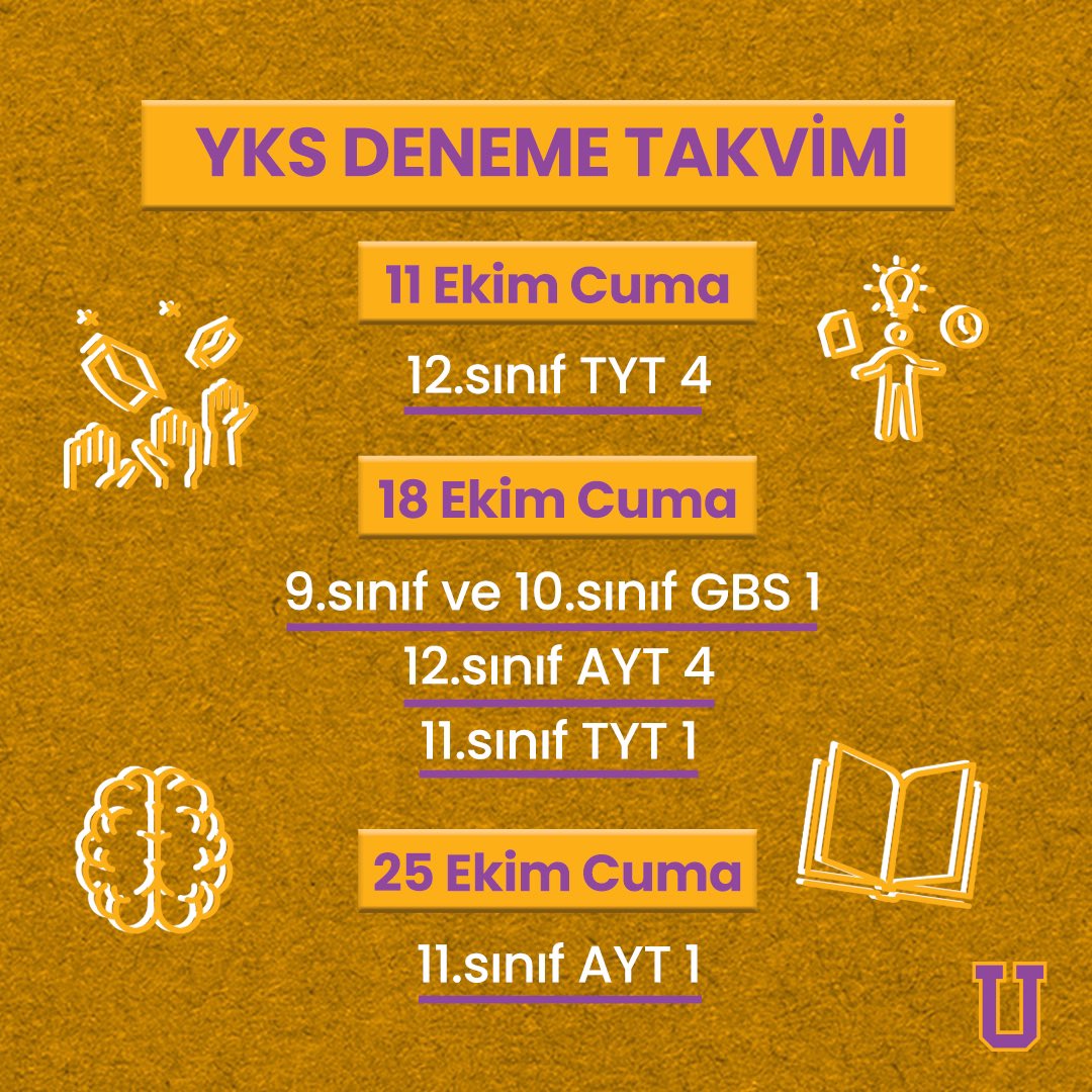 Uğur Okulları olarak, düzenlediğimiz deneme sınavlarıyla öğrencilerimizin bilgi ve becerilerini pekiştirmeyi amaçlıyoruz.

Her hafta gerçekleştirilen deneme sınavları, sınav tecrübesi kazanımını ve akademik hedeflerin belirlenmesini sağlıyor.

Başarıya giden yolda ilk adımınızı