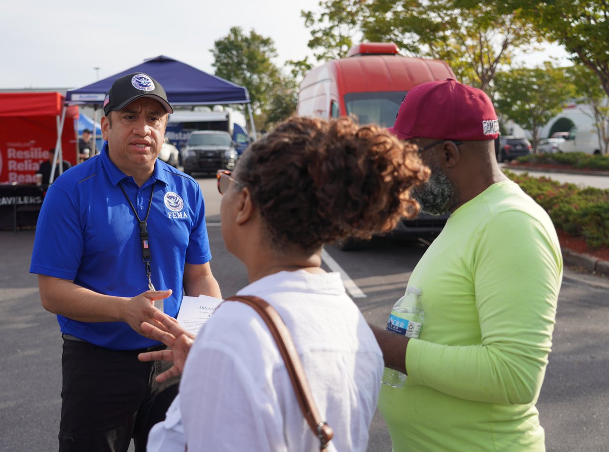 #SouthCarolina: Today, Oct. 8, #Helene survivors can meet with @FEMA specialists face-to-face to get help with their disaster assistance applications.
Visit the SC Insurance Claims Village, 10am-7pm at:
Aldi’s Parking Lot
2510 Whisky Road 
Aiken, SC  29803