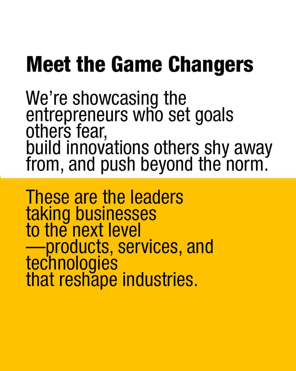 operetar's tweet photo. 🚀 Ready to meet the game changers who are redefining business despite all the odds? Hear from 80+ entrepreneurs at our upcoming event—stories of innovation, resilience, and impact. Don’t miss it! 🌍 #Entrepreneurship #GameChangers #Leadership #SMEs 💡 https://t.co/4fDggoCpgO