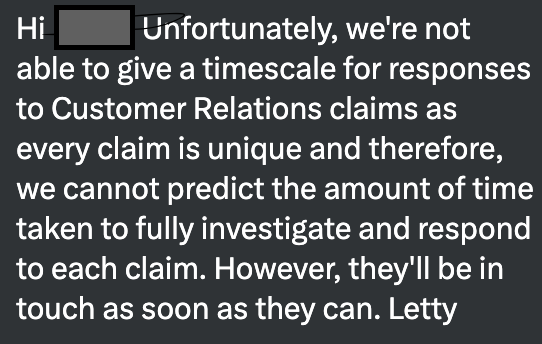 johnchristraj's tweet photo. #Horrible response even after following up for month #britishairways Is this acceptable for any customer service? https://t.co/3kqCQkjJxv