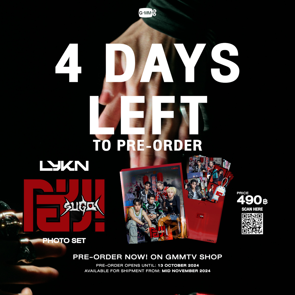 Only 4 days left to pre-order the LYKN SUGOI PHOTO SET. สั่งซื้อ