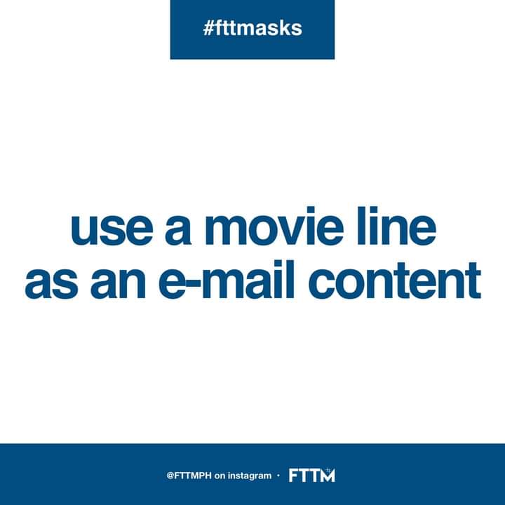 pauade14's tweet photo. Hi, Team!
Pero bakit parang galit ka?
Pero bakit parang kasalanan ko?
Regards,
Adele
#fttmasks #fttm #fttmph @FTTM_PH https://t.co/YBhb2TpEUg