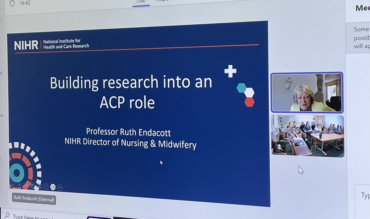Important messages about building research for Advanced Practitioners from Dr Andy Sharp and Professor Ruth Endacott <a href="/ruthendacott/">Ruth Endacott 💙</a> <a href="/DiMcCarter/">Diane McCarter</a> <a href="/cn150/">Prof Julian Barratt RN PhD</a>