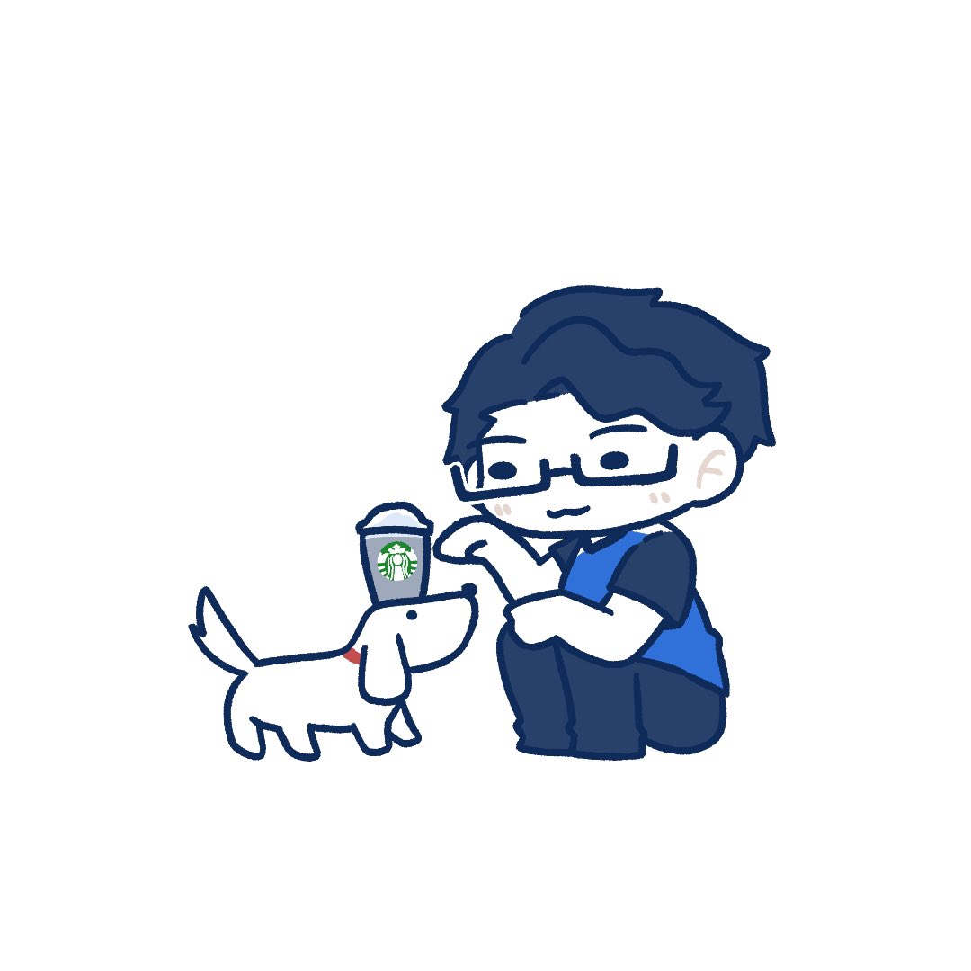「スタバのお届け」|戸倉みなと／ぽんたみのイラスト