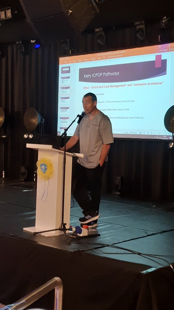 Alan Horgan presenting the Kerry ICPOP pathways to members of the Sean Chairde Active retired network. A wonderful event to celebrate postive ageing with the theme "Theres no place like home". Well done to all involved in organising. <a href="/CorkKerryCH/">Cork Kerry Community Healthcare</a>