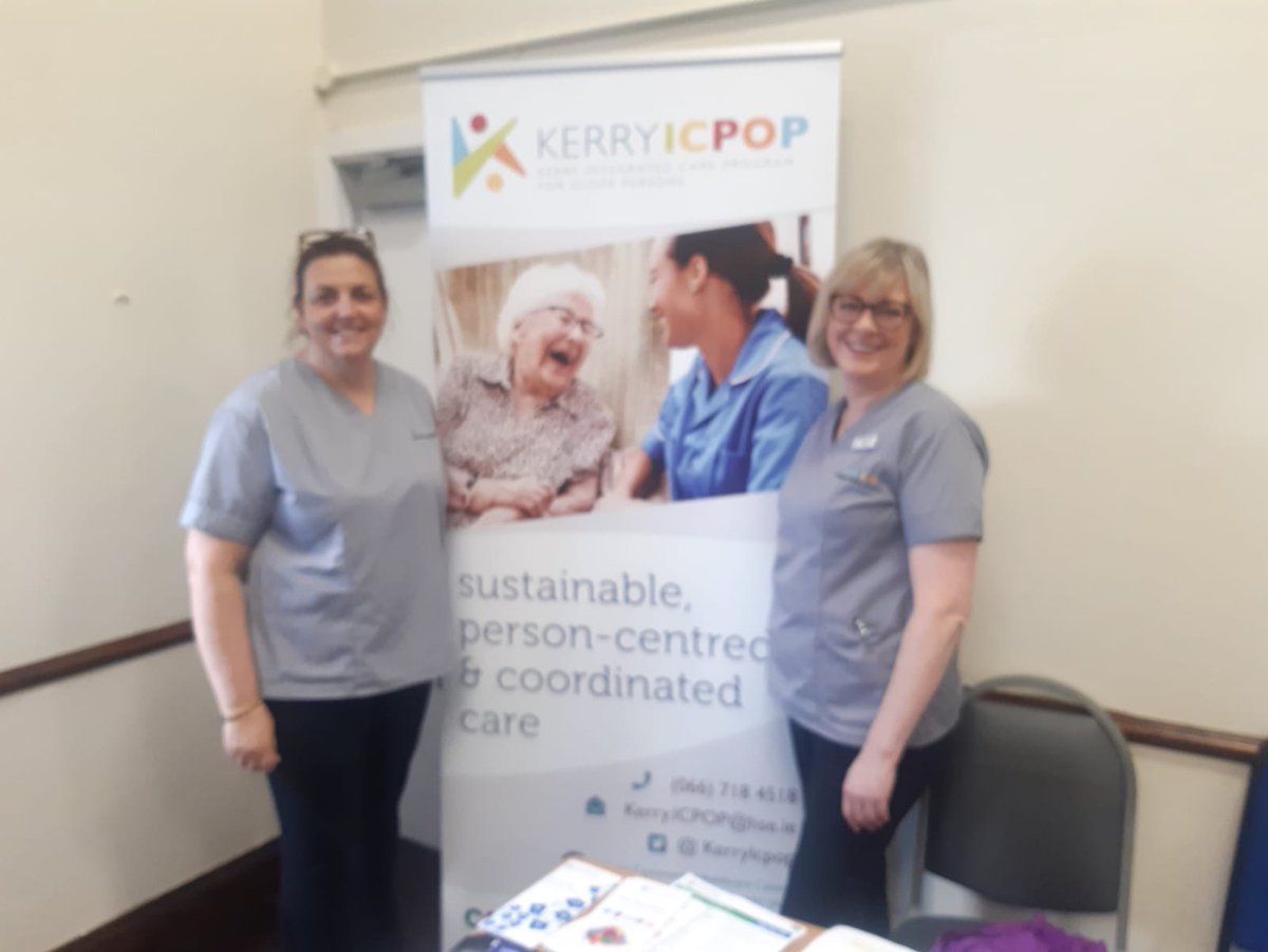 As part ot celebrating postive ageing week Evelyn Finnegan and Aisling Lyons attended the Positive ageing event hosted in Knocknagoshel Community Centre. Well done to all for organising. <a href="/CorkKerryCH/">Cork Kerry Community Healthcare</a>