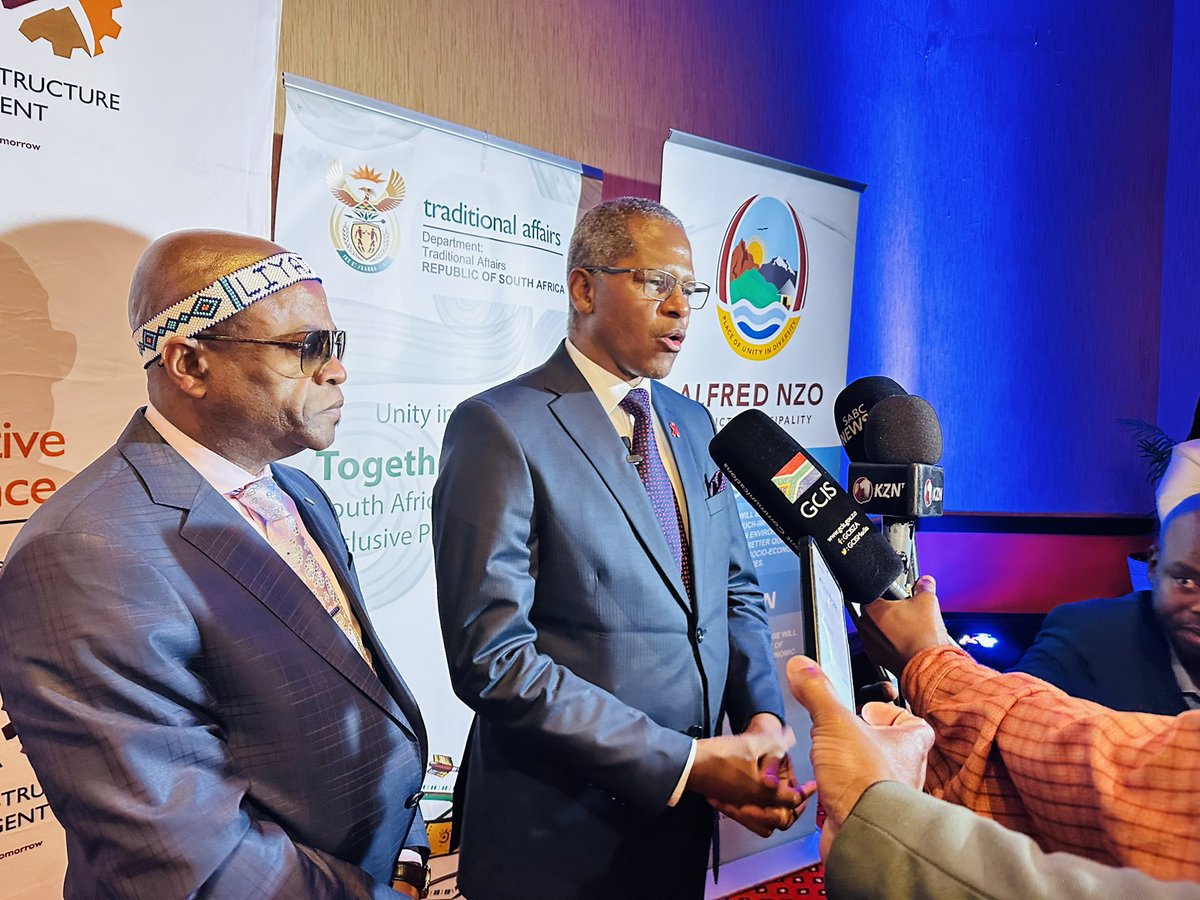 GCIS_ECape's tweet photo. Minister Hlabisa delivers the keynote address during the Eastern Seaboard Development Ministerial Meeting currently underway at Wild Coast Sun in the Alfred Nzo District. The business of the day covered the overview and progress made thus far on the Eastern Seaboard Development Programme, and the role of Traditional Leadership in the Seaboard. The Minister has committed to come back in the next two months to assess the progress of the catalyst projects that form part of the Eastern Seaboard. The Minister further stressed on the challenges of government departments who owe Municipalities huge amount of money for municipal services
#WeAGCIS_EC #BuildingTheEasternCapeWeWant #LocalGovernmentIsEveryonesBusiness