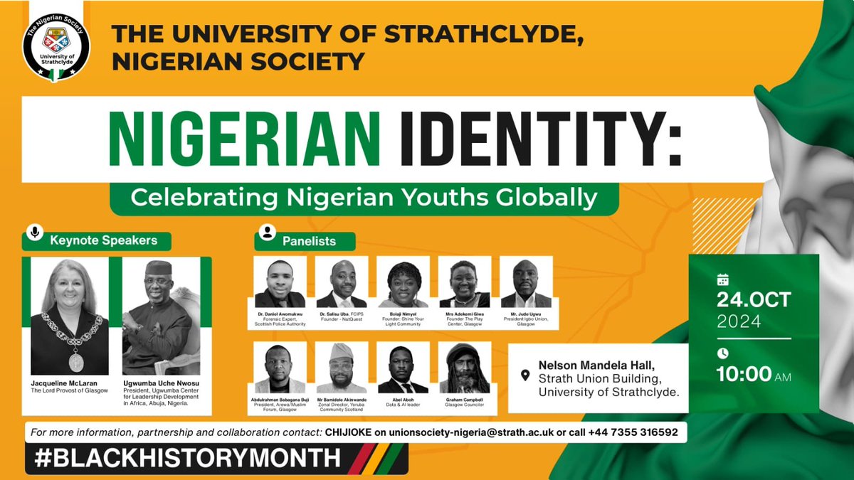 University of Strathclyde Nigerian Society tweet media