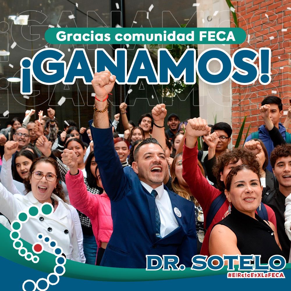 El Dr. <a href="/JesusSotelo84/">Jesus Sotelo Asef</a>, será el nuevo director de la <a href="/fecaujedmx/">FECAUJEDMX</a> por los próximos 6 años, luego de que alumnos, personal docente y administrativo, le otorgaran la preferencia en la votación.

Sin duda, el proyecto que presentó para la gestión de tan importante semillero de