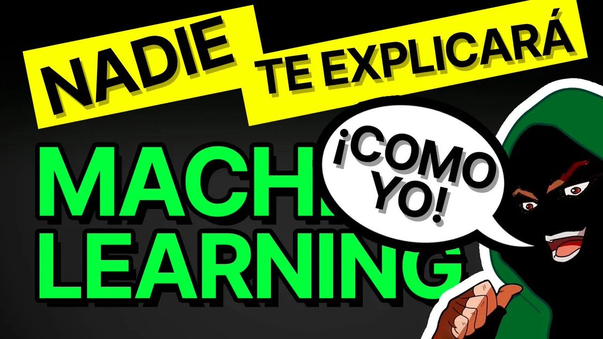 ¡Premio Nobel de Física por las contribuciones al Machine Learning!

Aprovecho para dejaros mi vídeo sobre Machine Learning, una de las ramas de la IA, por si os queréis enterar aunque no tengáis mucha idea. ¡Os lo explico con 🍕, no os podéis quejar! 

Link abajo 👇