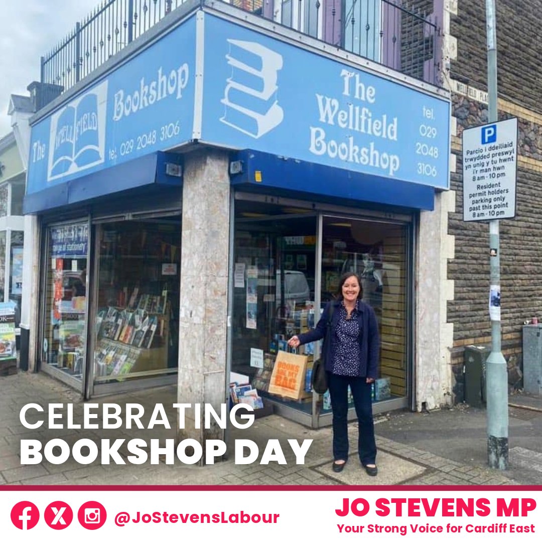 Supporting independent bookshops like <a href="/WellfieldBooks1/">Wellfield Bookshop</a> in #CardiffEast is good for our local economy and helps sustain jobs in our community.

This #BookshopDay, why not visit your local bookshop and explore the wide range of genres and titles they have available? 📚