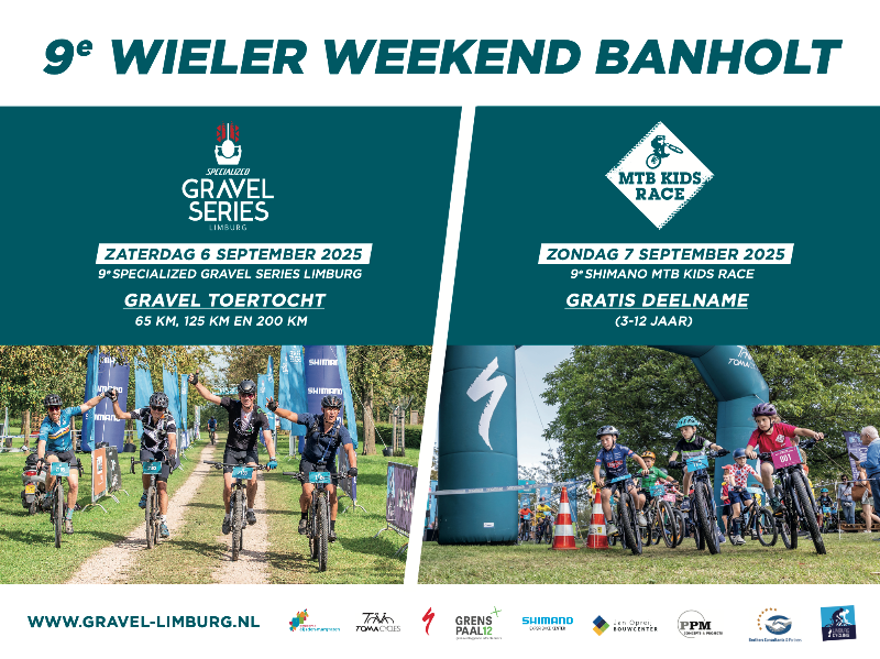 Xbordercycling's tweet photo. Cycling Weekend Banholt 2025 - EARLY BIRD TICKETS
Gravel Series Limburg &amp; Kids MTB Race
6 en 7 september 2025 - Banholt https://t.co/IptaOYWOwm