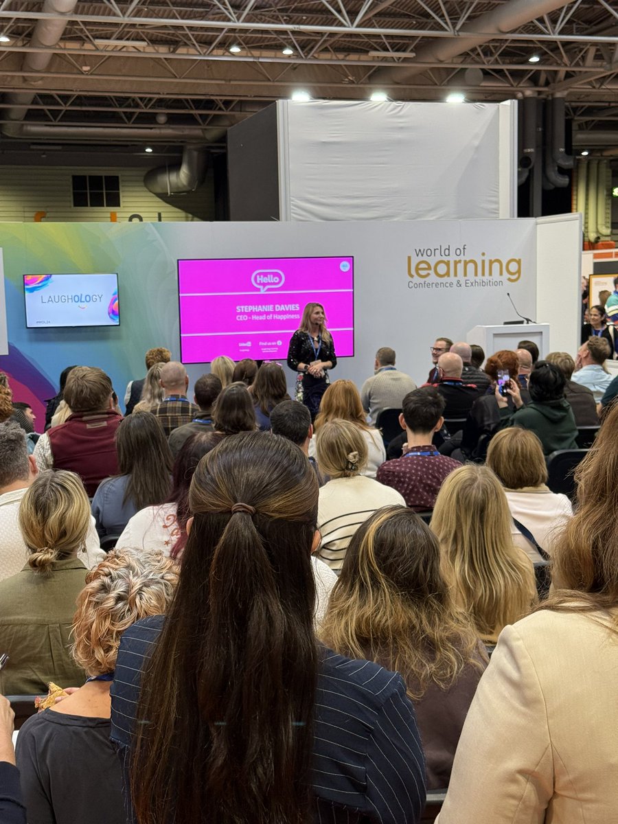 Good to see some fun at World of Learning #Wol24