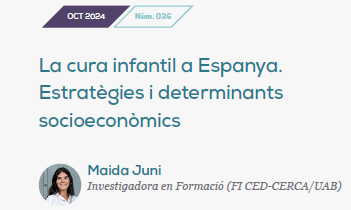 L'escolarització de nadons d'un any a les escoles bressol creix 36 punts en una dècada, segons un estudi del CED-UAB. lavanguardia.com/vida/20241008/… 

⏬ced.cat/PD/Perspective…